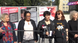 konferencja prasowa Lewicy